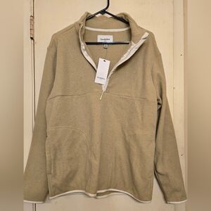 Goodfellow & Co Men's Beige Zip-Up Sweater